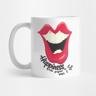 Happiness Looks Gorgeous On You, Wear It Often Mug